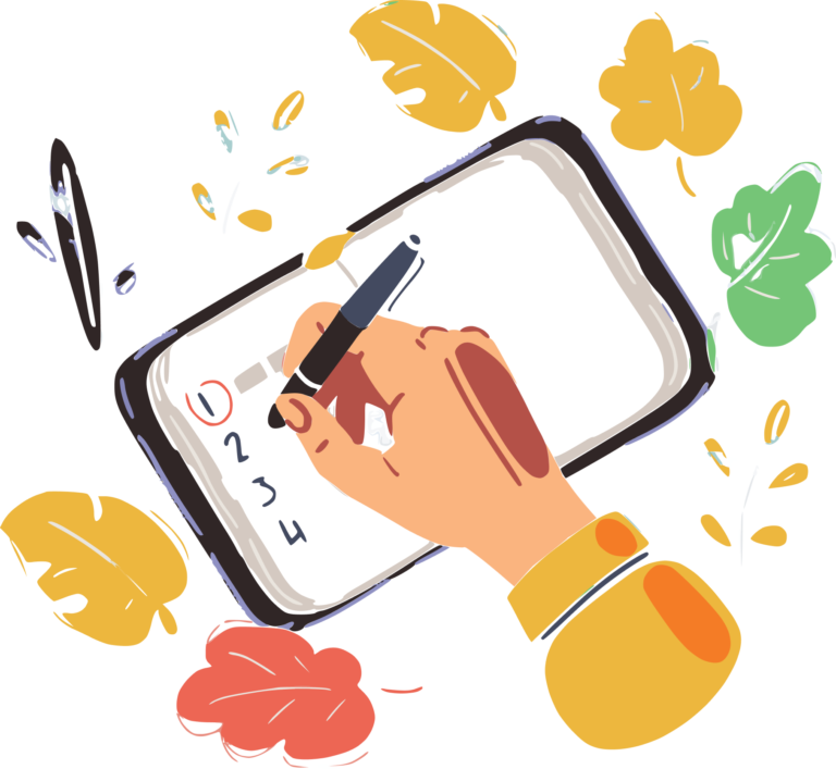 Boy Preparing Notes for the Exam 2 layerstyle
